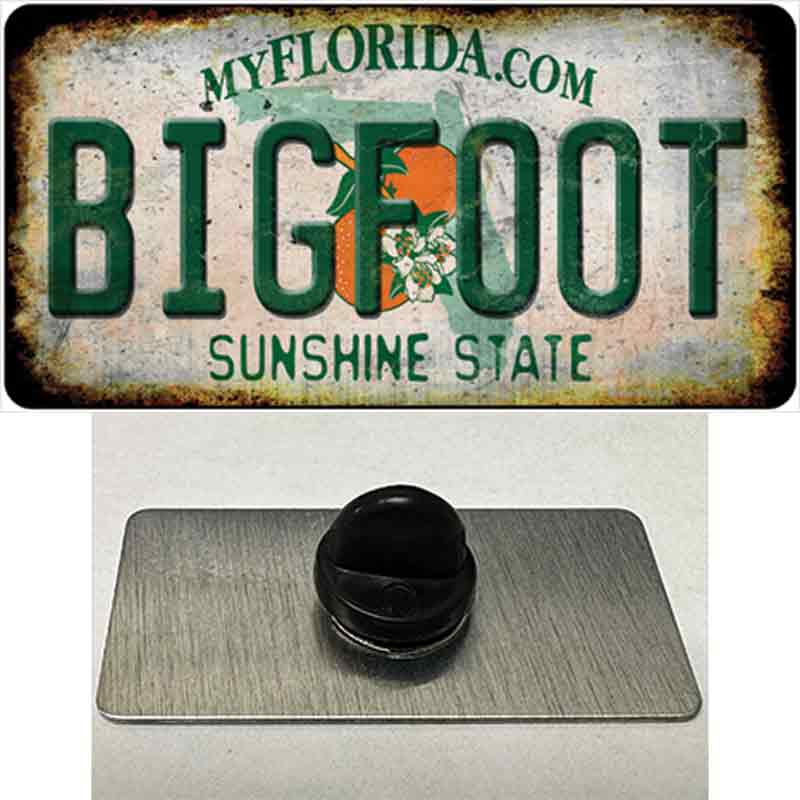Bigfoot Florida Novelty Metal Hat Pin Tag 1.5" x 0.75" Lapel Pin (PIN)