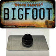 Bigfoot North Dakota Novelty Metal Hat Pin Tag 1.5" x 0.75" Lapel Pin (PIN)