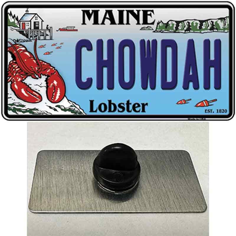 Chowdah Maine Lobster Novelty Metal Hat Pin