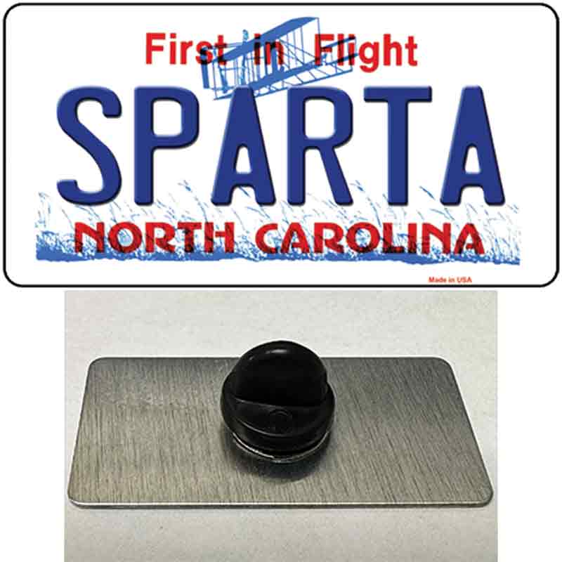 Sparta North Carolina Novelty Metal Hat Pin