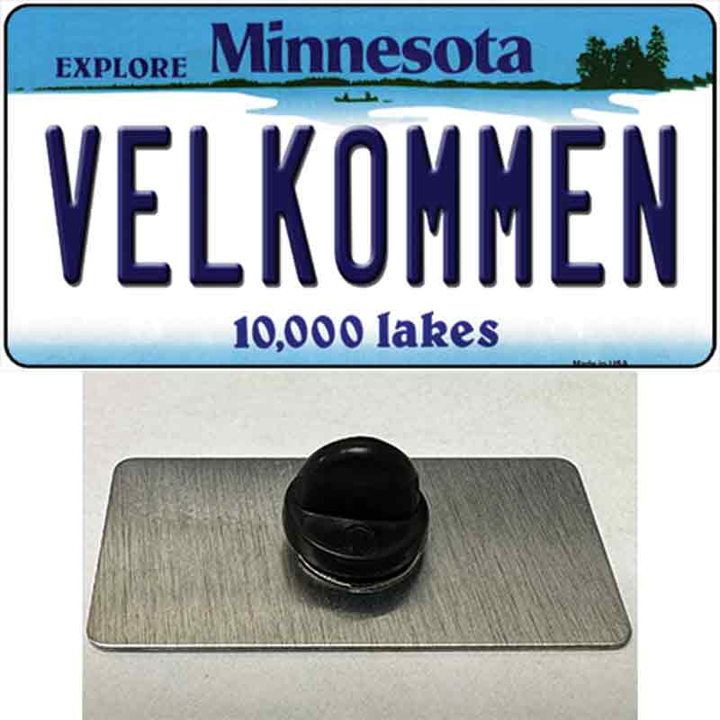 Velkommen Minnesota Novelty Metal Hat Pin