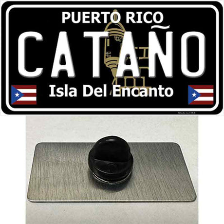 Catano Puerto Rico Black Novelty Metal Hat Pin
