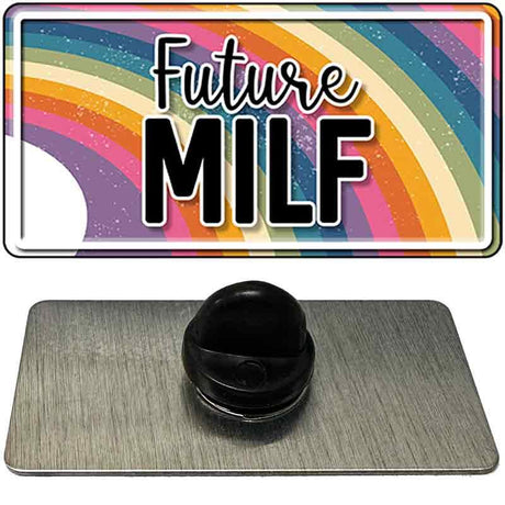 Future Milf Novelty Metal Hat Pin PIN-LP-14489 1.5" x 0.75" Lapel Pin (PIN)