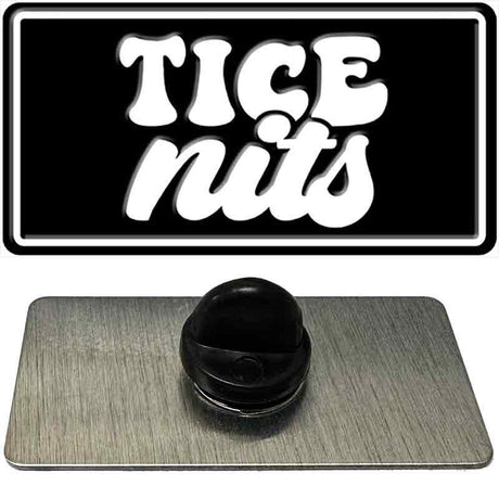 Tice Nits Novelty Metal Hat Pin PIN-LP-14491 1.5" x 0.75" Lapel Pin (PIN)
