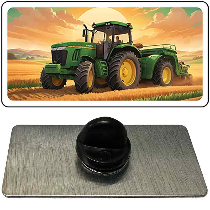 Tractor Sunset Novelty Metal Hat Pin PIN-LP-14508
