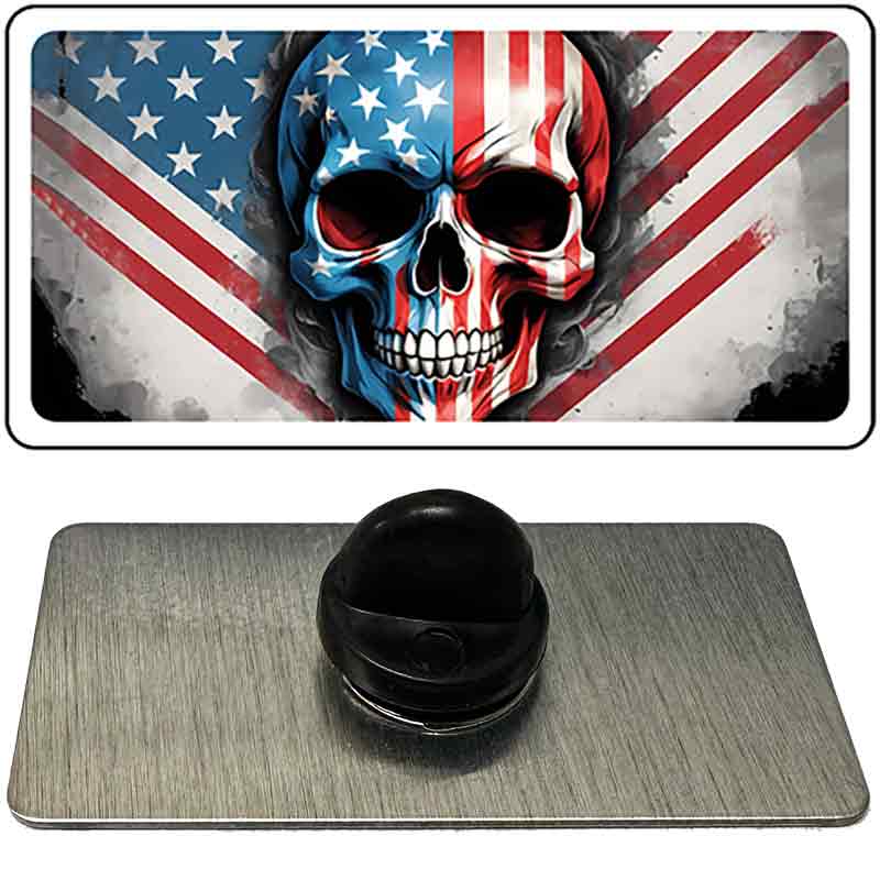 American Skull Novelty Metal Hat Pin PIN-LP-14509