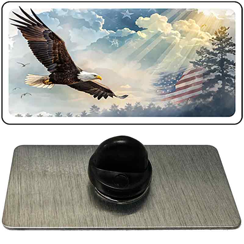 Sunrays & Eagle Novelty Metal Hat Pin PIN-LP-14520