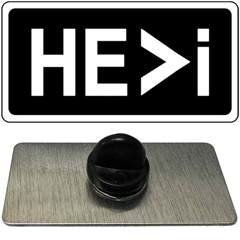 HE>i Novelty Metal Hat Pin PIN-LP-14526