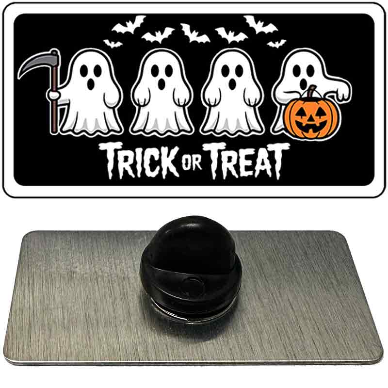 Trick or Treat Ghosts Novelty Metal Hat Pin PIN-LP-14528