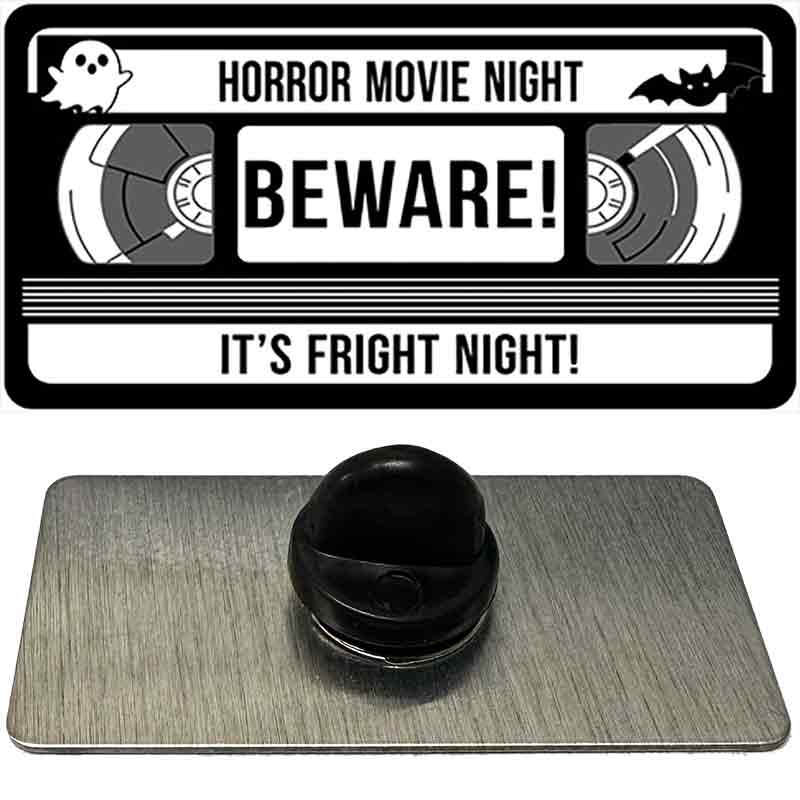 Horror Movie Night Novelty Metal Hat Pin PIN-LP-14536
