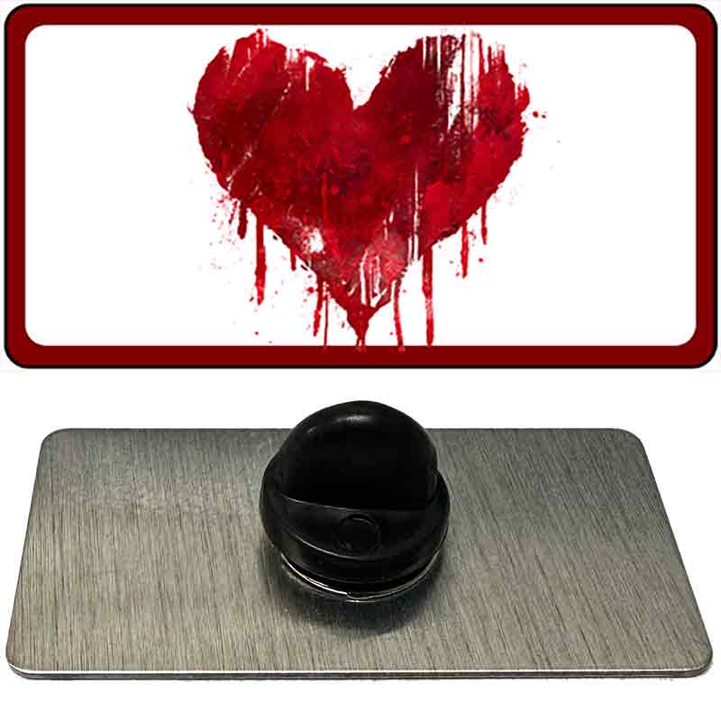 Bloody Heart Novelty Metal Hat Pin PIN-LP-14538