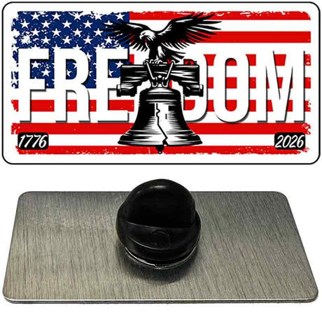 Freedom Liberty Bell Novelty Metal Hat Pin PIN-LP-14547 1.5" x 0.75" Lapel Pin (PIN)