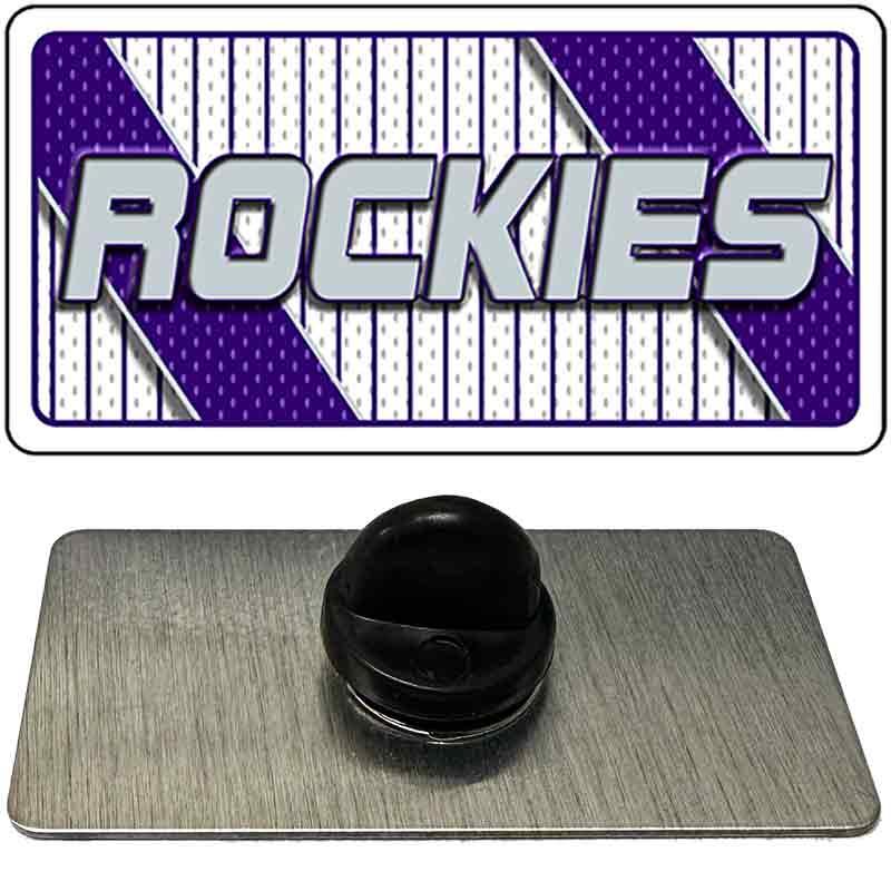 ROCKIES Graphic Novelty Metal Hat Pin PIN-LP-14573 1.5" x 0.75" Lapel Pin (PIN)