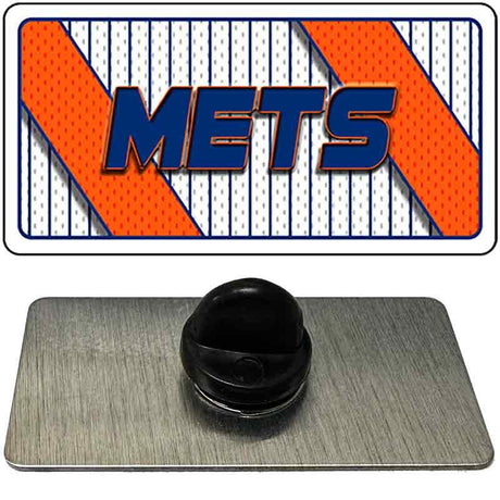 METS Graphic Novelty Metal Hat Pin PIN-LP-14582 1.5" x 0.75" Lapel Pin (PIN)
