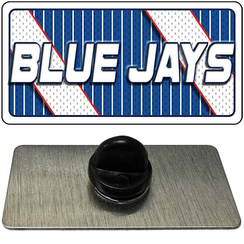 BLUE JAYS Graphic Novelty Metal Hat Pin PIN-LP-14593 1.5" x 0.75" Lapel Pin (PIN)