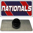 NATIONALS Graphic Novelty Metal Hat Pin PIN-LP-14594 1.5" x 0.75" Lapel Pin (PIN)