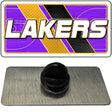LAKERS Graphic Novelty Metal Hat Pin PIN-LP-14608 1.5" x 0.75" Lapel Pin (PIN)