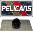 PELICANS Graphic Novelty Metal Hat Pin PIN-LP-14613 1.5" x 0.75" Lapel Pin (PIN)
