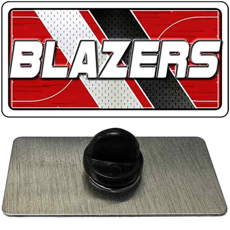 BLAZERS Graphic Novelty Metal Hat Pin PIN-LP-14619 1.5" x 0.75" Lapel Pin (PIN)