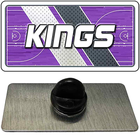 Product with 'KINGS' branding on a purple and gray background