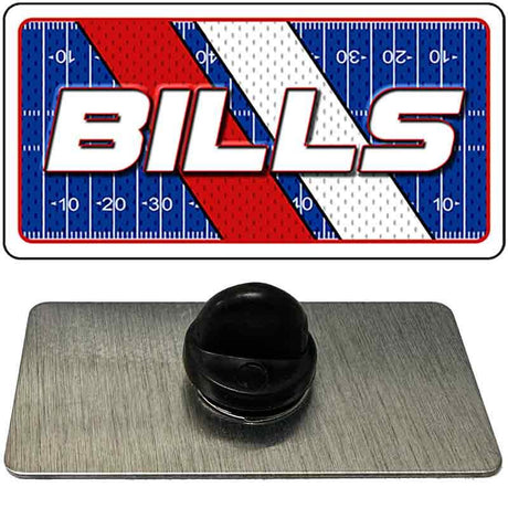 BILLS Graphic Novelty Metal Hat Pin PIN-LP-14628 1.5" x 0.75" Lapel Pin (PIN)