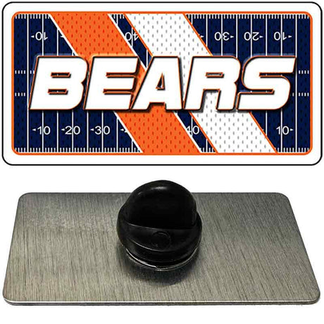 BEARS Graphic Novelty Metal Hat Pin PIN-LP-14630 1.5" x 0.75" Lapel Pin (PIN)