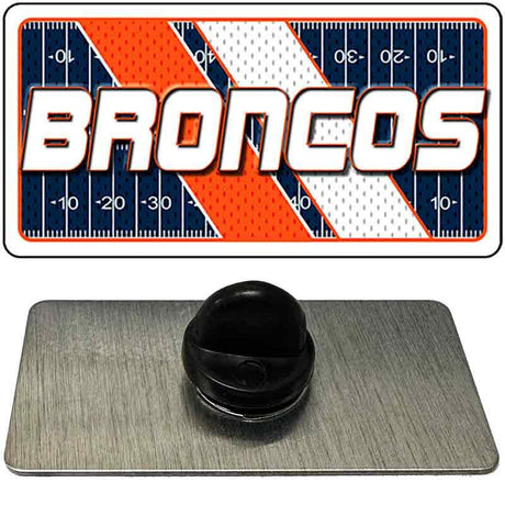 BRONCOS Graphic Novelty Metal Hat Pin PIN-LP-14634 1.5" x 0.75" Lapel Pin (PIN)