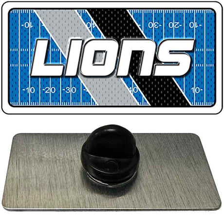 LIONS Graphic Novelty Metal Hat Pin PIN-LP-14635 1.5" x 0.75" Lapel Pin (PIN)
