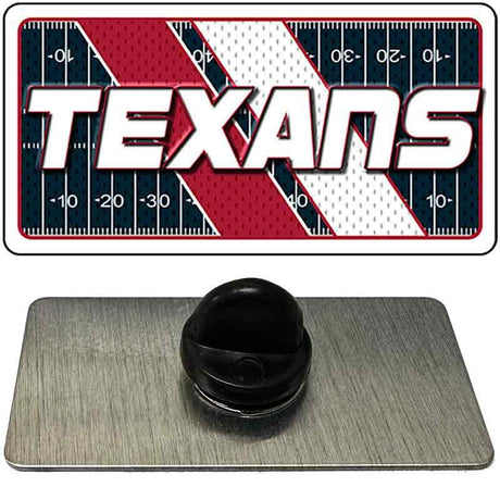 TEXANS Graphic Novelty Metal Hat Pin PIN-LP-14637 1.5" x 0.75" Lapel Pin (PIN)