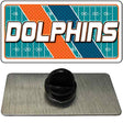 DOLPHINS Graphic Novelty Metal Hat Pin PIN-LP-14644 1.5" x 0.75" Lapel Pin (PIN)