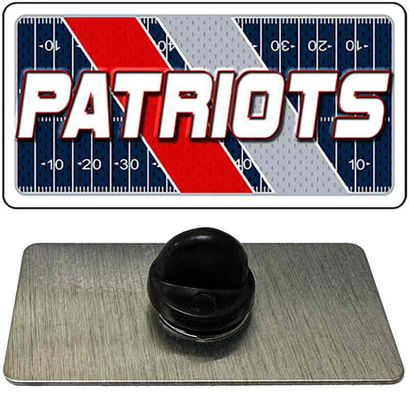 PATRIOTS Graphic Novelty Metal Hat Pin PIN-LP-14646 1.5" x 0.75" Lapel Pin (PIN)