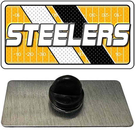 STEELERS Graphic Novelty Metal Hat Pin PIN-LP-14651 1.5" x 0.75" Lapel Pin (PIN)