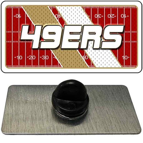49ERS Graphic Novelty Metal Hat Pin PIN-LP-14652 1.5" x 0.75" Lapel Pin (PIN)
