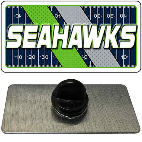 SEAHAWKS Graphic Novelty Metal Hat Pin PIN-LP-14653 1.5" x 0.75" Lapel Pin (PIN)