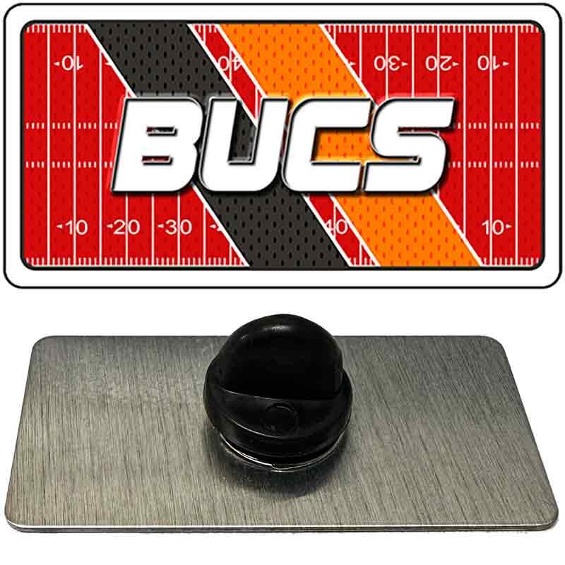 BUCS Graphic Novelty Metal Hat Pin PIN-LP-14654 1.5" x 0.75" Lapel Pin (PIN)