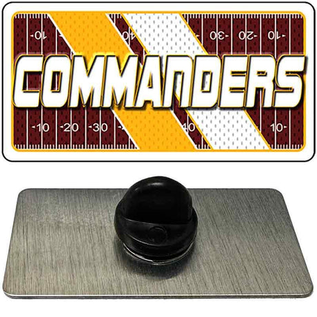 COMMANDERS Graphic Novelty Metal Hat Pin PIN-LP-14656 1.5" x 0.75" Lapel Pin (PIN)