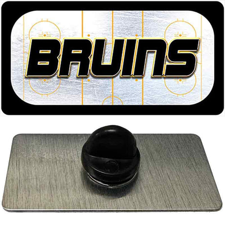BRUINS Graphic Novelty Metal Hat Pin PIN-LP-14658 1.5" x 0.75" Lapel Pin (PIN)