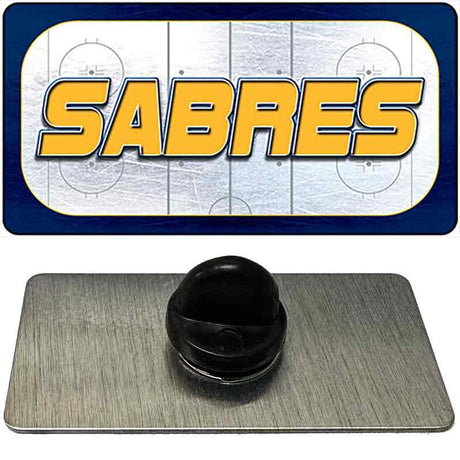 SABRES Graphic Novelty Metal Hat Pin PIN-LP-14659 1.5" x 0.75" Lapel Pin (PIN)