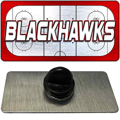 BLACKHAWKS Graphic Novelty Metal Hat Pin PIN-LP-14662 1.5" x 0.75" Lapel Pin (PIN)