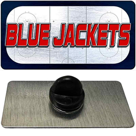 BLUE JACKETS Graphic Novelty Metal Hat Pin PIN-LP-14664 1.5" x 0.75" Lapel Pin (PIN)