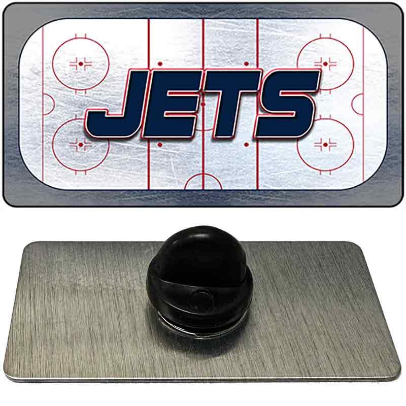 JETS Graphic Novelty Metal Hat Pin PIN-LP-14688 1.5" x 0.75" Lapel Pin (PIN)