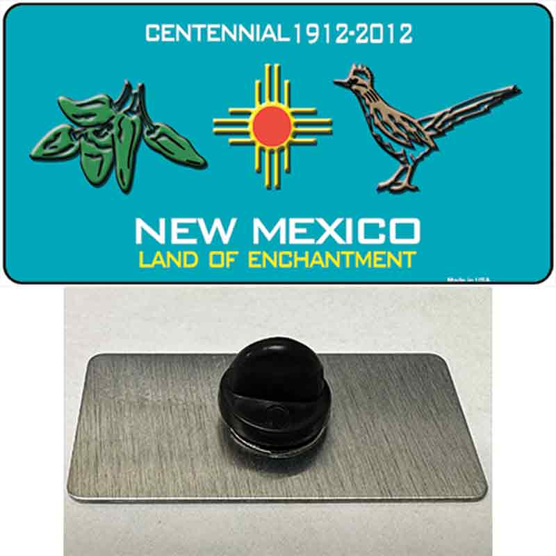 Green Chili & Road Runner New Mexico Novelty Metal Hat Pin