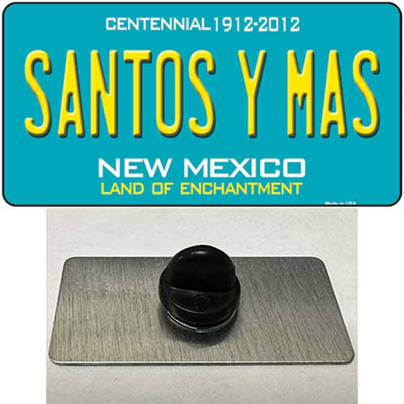 New Mexico Santos Y Mas Novelty Metal Hat Pin