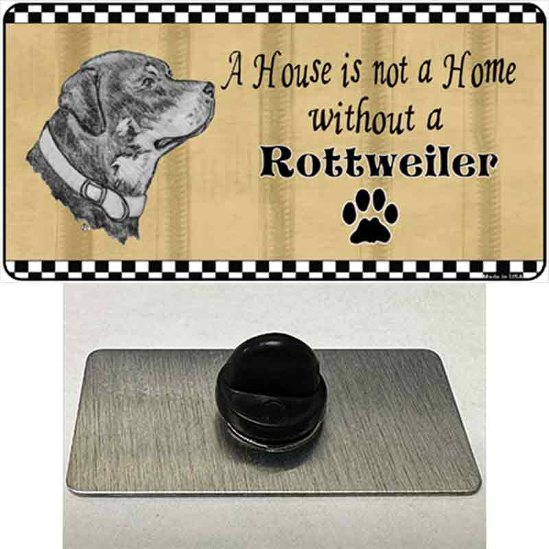 Pencil Sketch Rottweiler Novelty Metal Hat Pin