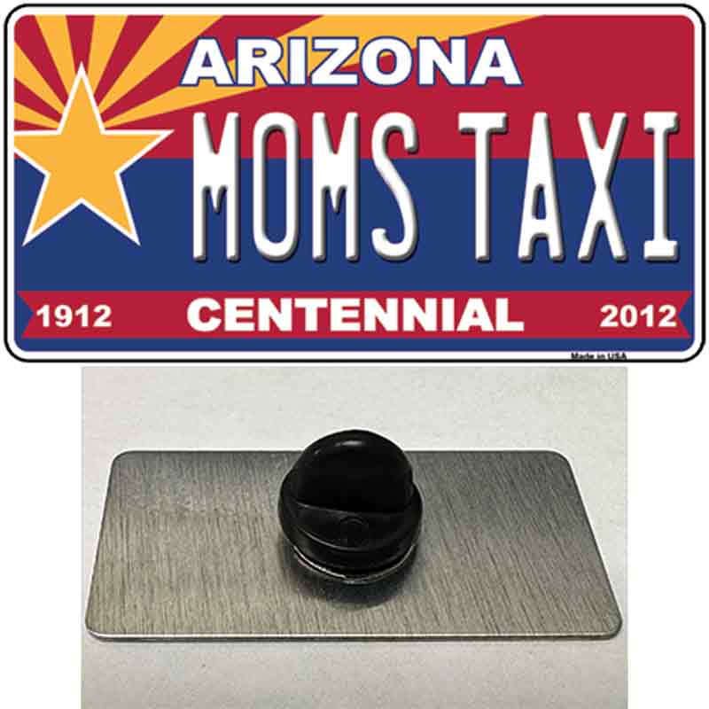 Arizona Centennial Moms Taxi Novelty Metal Hat Pin