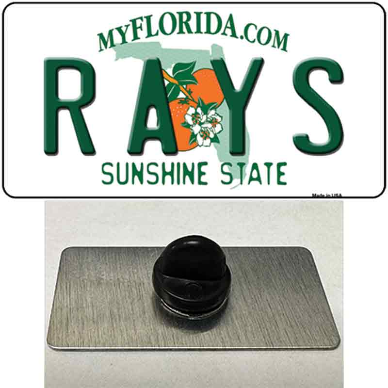 Rays Florida State Novelty Metal Hat Pin