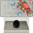 Crab And Seashells Novelty Metal Hat Pin