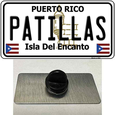 Patillas Puerto Rico Novelty Metal Hat Pin