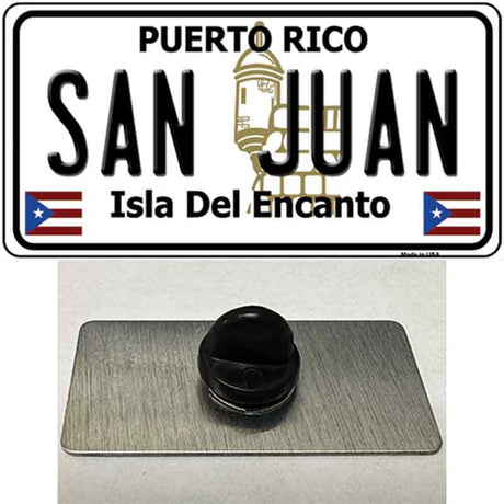 San Juan Puerto Rico Novelty Metal Hat Pin