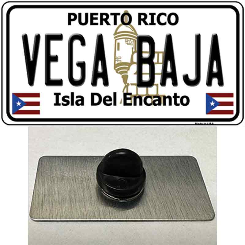 Vega Baja Puerto Rico Novelty Metal Hat Pin